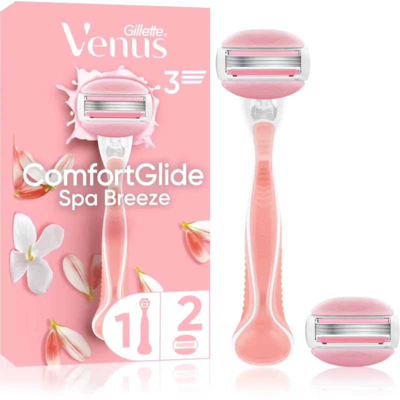 Gillette Venus ComfortGlide Spa Breeze ξυριστική μηχανή +2 κεφαλές αντικατάστασης 1 τμχ