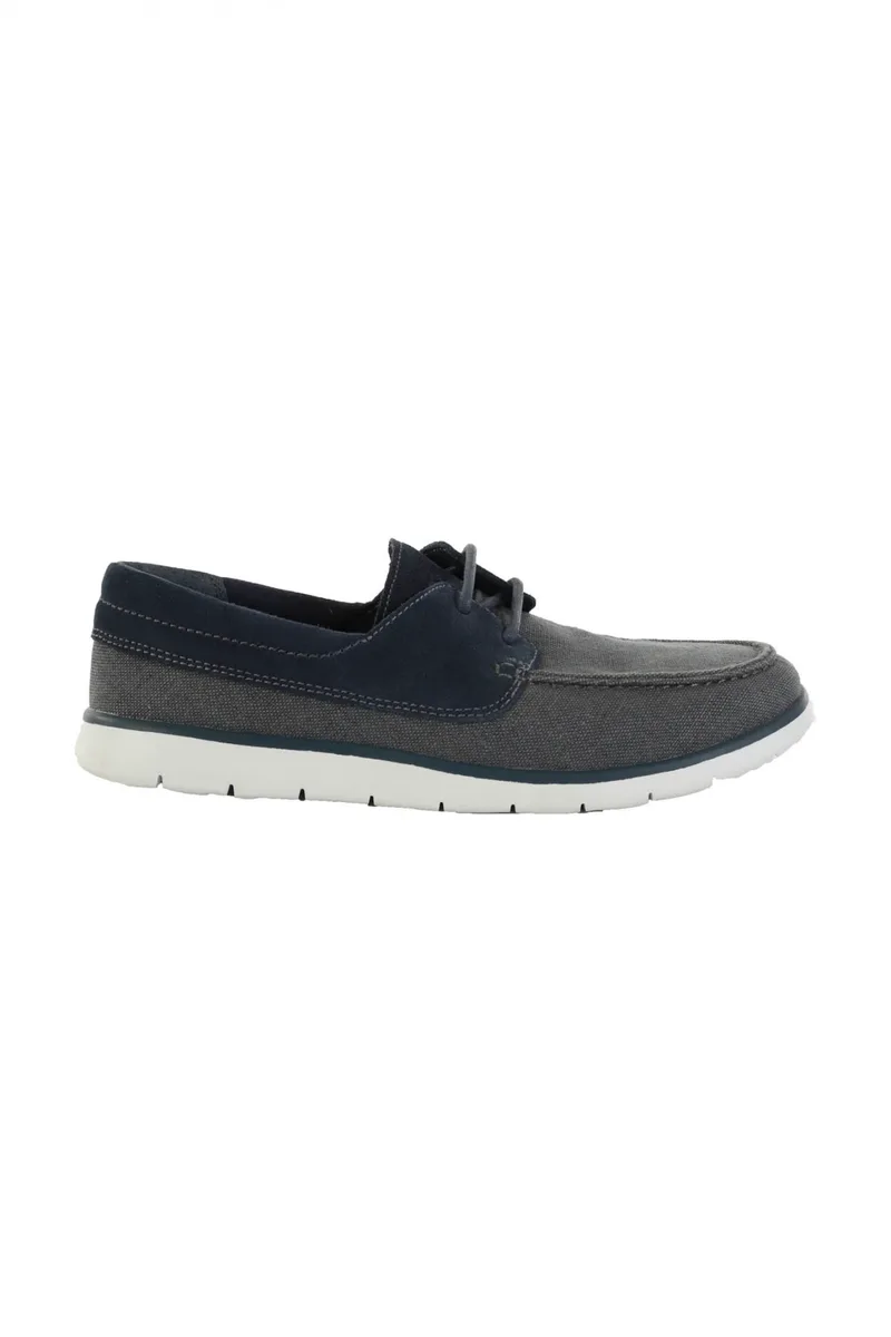 UGG ΠΑΠΟΥΤΣΙΑ BOAT M CATTON ΛΕΥΚΗ ΣΟΛΑ ΜΠΛΕ