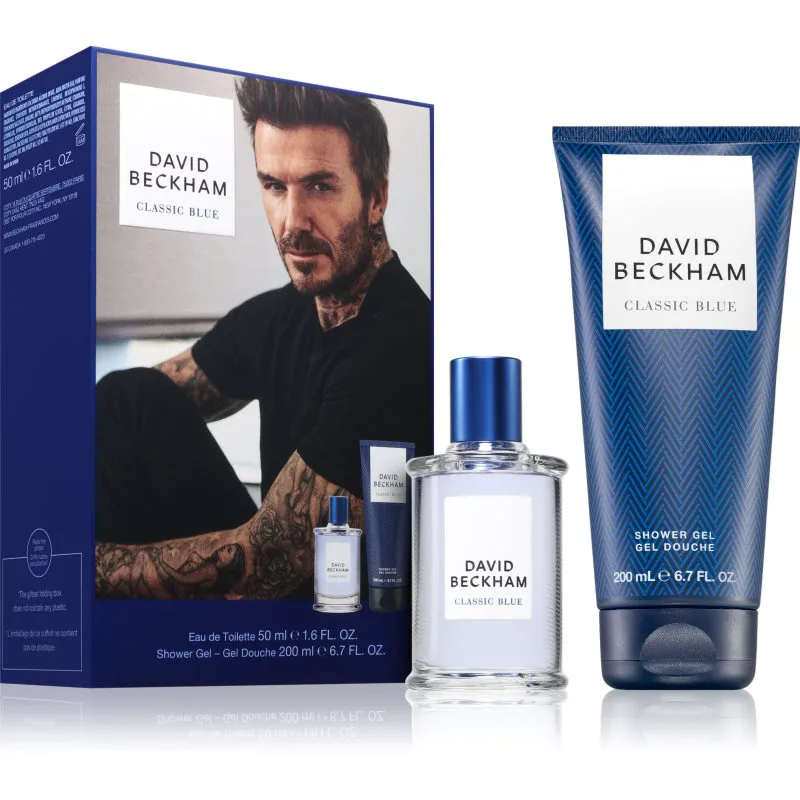 David Beckham Classic Blue σετ δώρου για άντρες