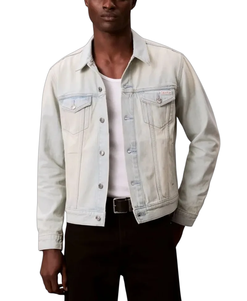 Ανδρικό Τζιν Μπουφάν Γαλάζιο Calvin Klein LV04RE764G-2TK