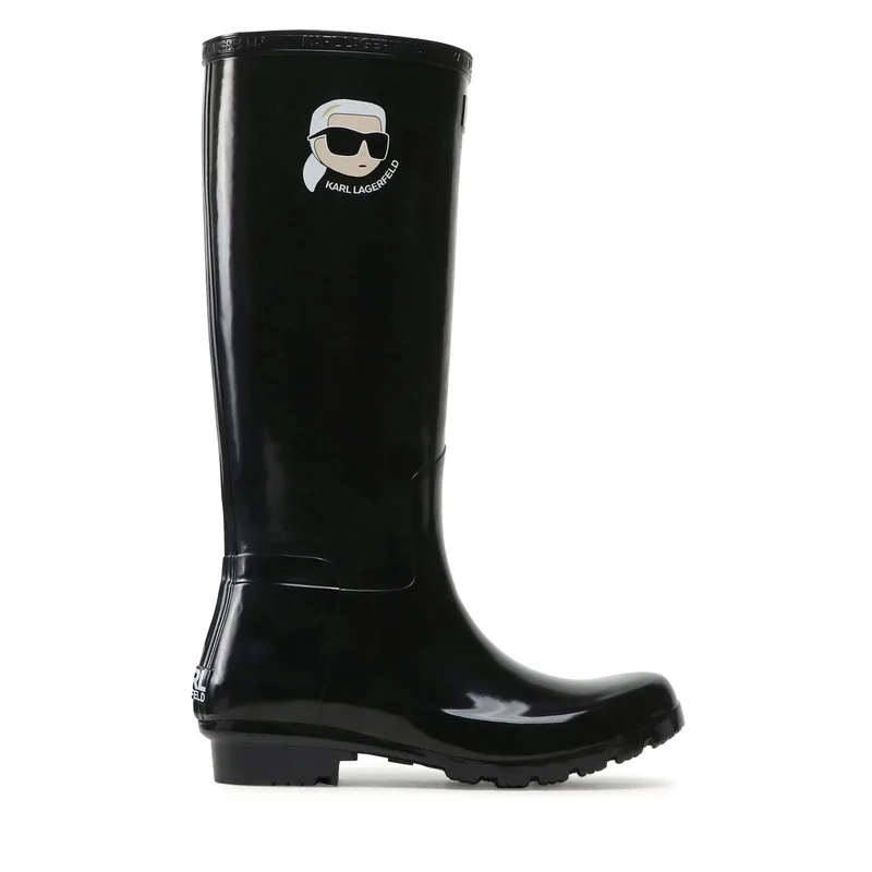 Γαλότσες KARL LAGERFELD KL47090N Μαύρο