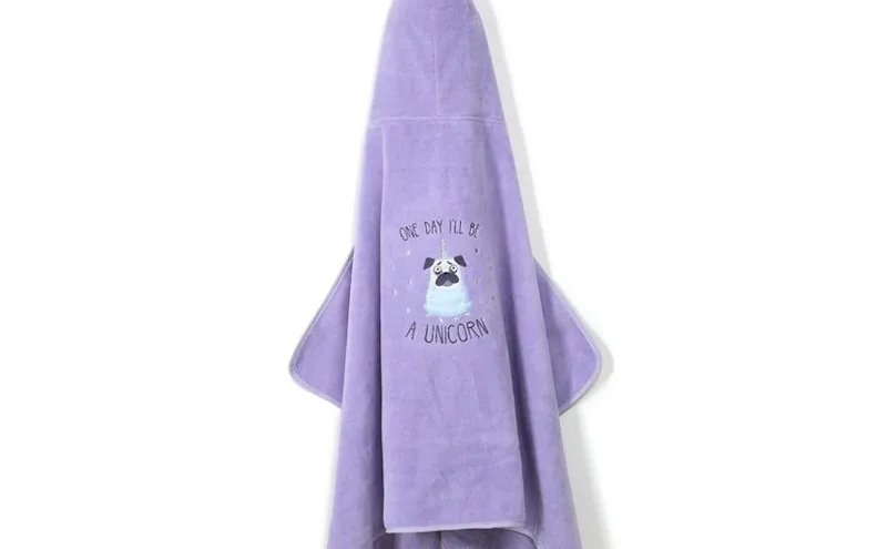Πετσέτα Bamboo Kid Purple Doggy Unicorn
