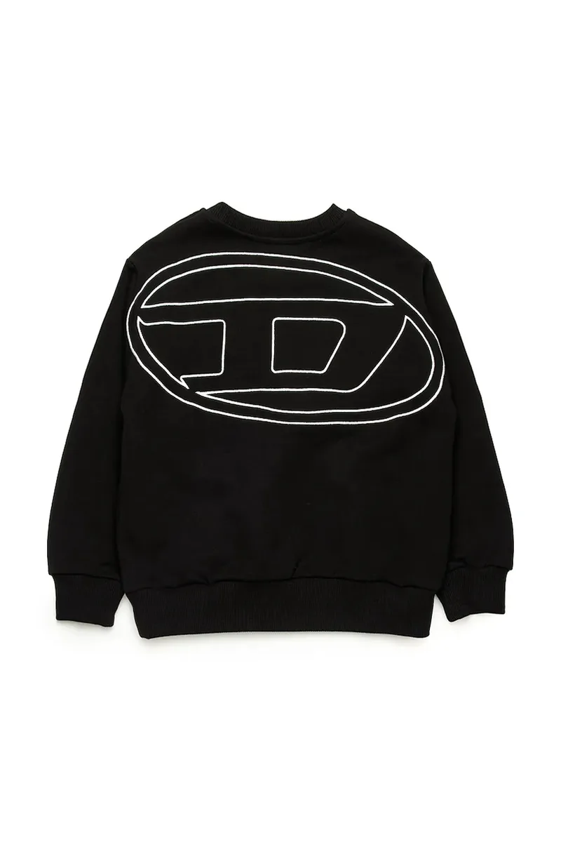 Παιδική βαμβακερή μπλούζα Diesel SROBMEGOVALD OVER SWEAT-SHIRT