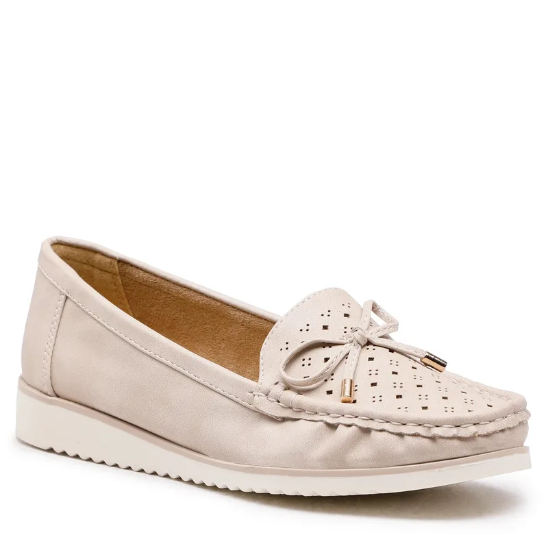 Μοκασίνια Clara Barson WSS20690-01 Μπεζ