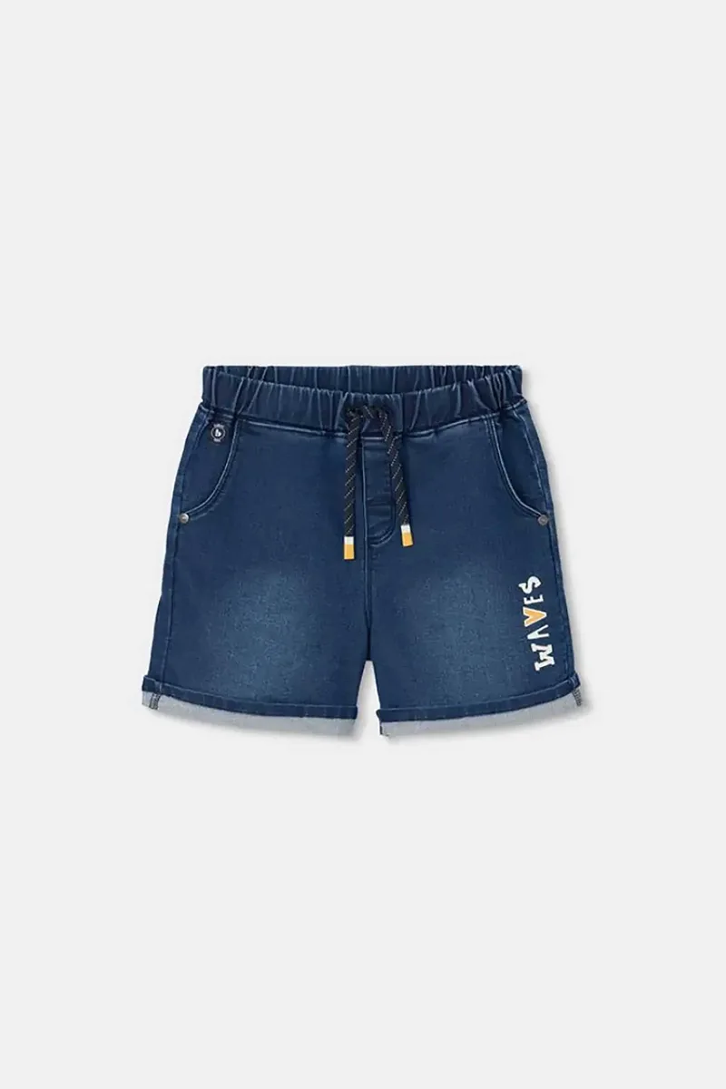 Boboli παιδική denim βερμούδα - 503075 Denim Blue Σκούρο