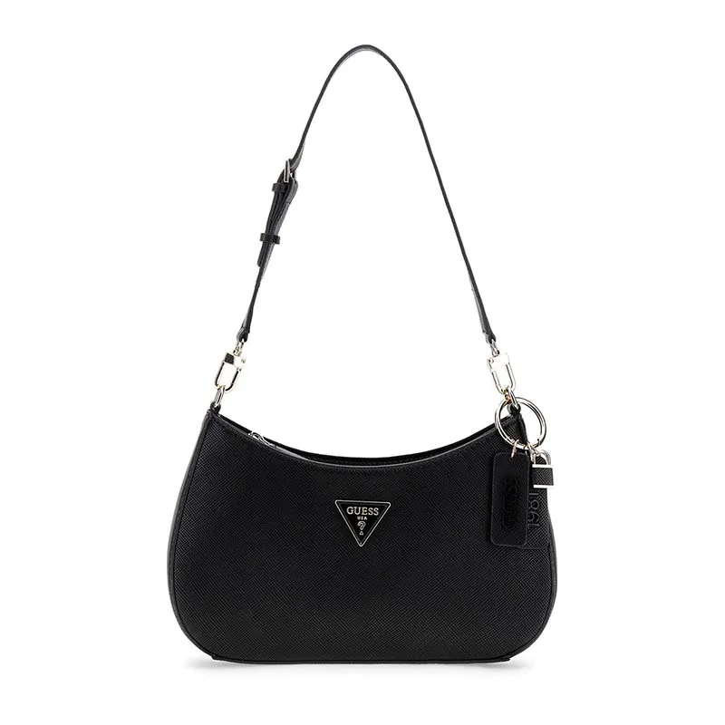 GUESS ΓΥΝΑΙΚΕΙΑ ΤΣΑΝΤΑ NOELLE II TOP ZIP HWZG9672180 BLACK