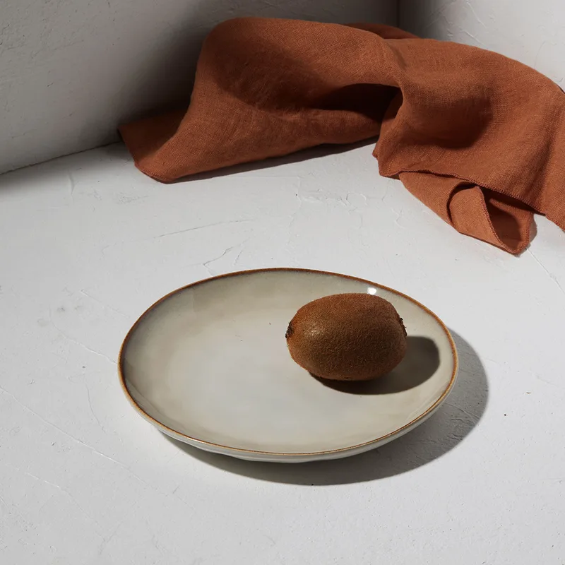 Πιάτο Φρούτου Stoneware Ivory 21x21x2,3εκ. Vignette Estia 07-24420 (Σετ 6 Τεμάχια) (Χρώμα: Ιβουάρ, Υλικό: Stoneware, Μέγεθος: Μεμονωμένο) - estia - 07-24420