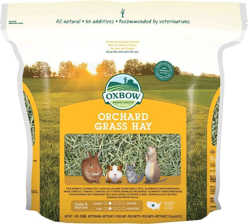 ΧΟΡΤΟ ΓΙΑ ΤΡΩΚΤΙΚΑ OXBOW ORCHARD GRASS HAY 1.13KG