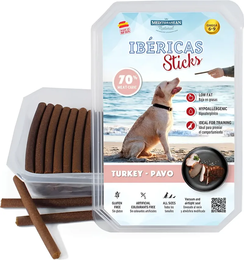 ΗΜΙΥΓΡΑ STICKS MEDITERRANEAN NATURAL IBERICAS ΣΕ ΤΑΠΕΡΑΚΙ ΓΑΛΟΠΟΥΛΑ (350GR)