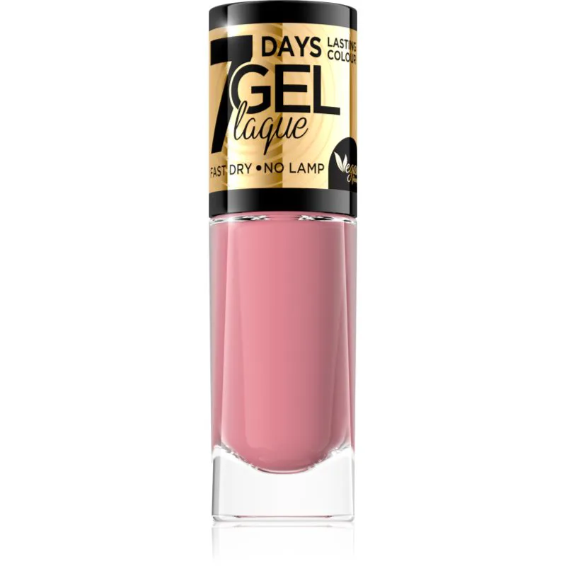 Eveline Cosmetics 7 Days Gel Laque Nail Enamel τζελ βερνίκι νυχιών χωρίς τη χρήση των UV/LED λαμπτήρων απόχρωση 42 8 ml