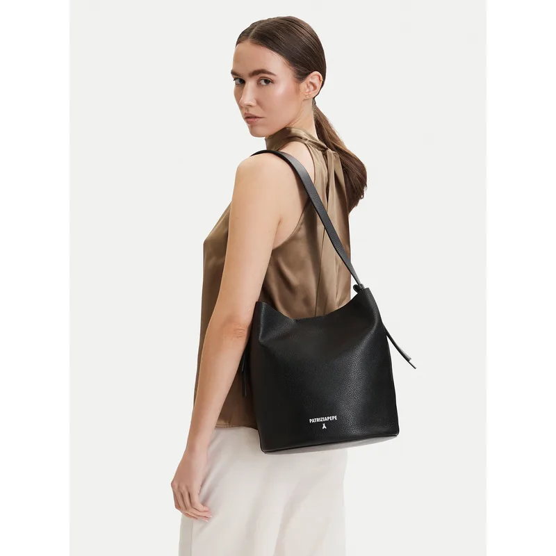 Τσάντα Patrizia Pepe 8B0287/L148-K103 Μαύρο