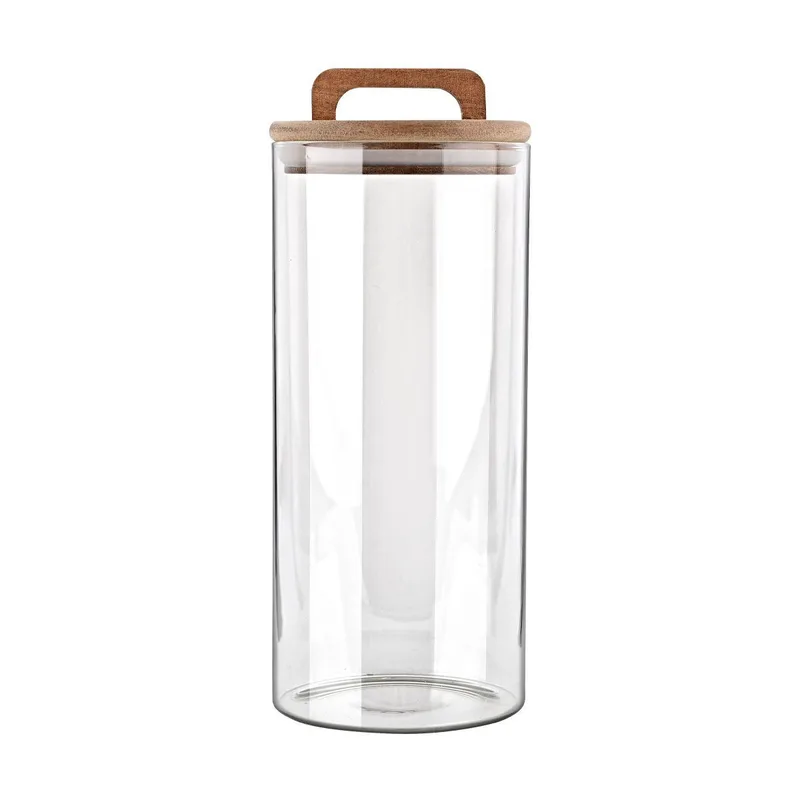 Estia Δοχείο Αποθήκευσης Allure Γυάλινο 1300Ml 10X10X22Cm