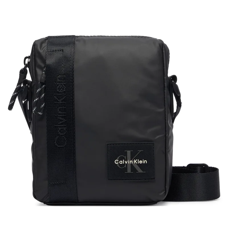 Τσαντάκι Calvin Klein Rubberized Reporter LV04D3480G Μαύρο