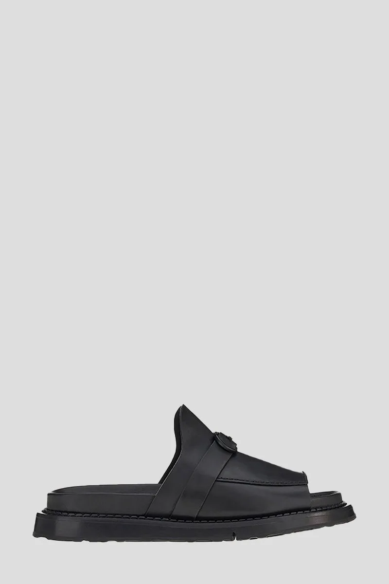 SALVATORE FERRAGAMO Ανδρικό Μαύρο Gancini Black Sandals