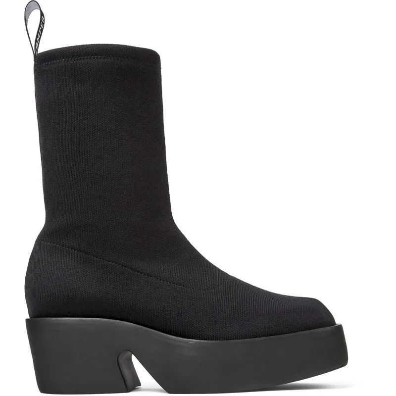 CAMPER Billie TENCEL® - Μποτάκια Για Γυναικεία - Μαύρο, Μέγεθος 38, Cotton fabric