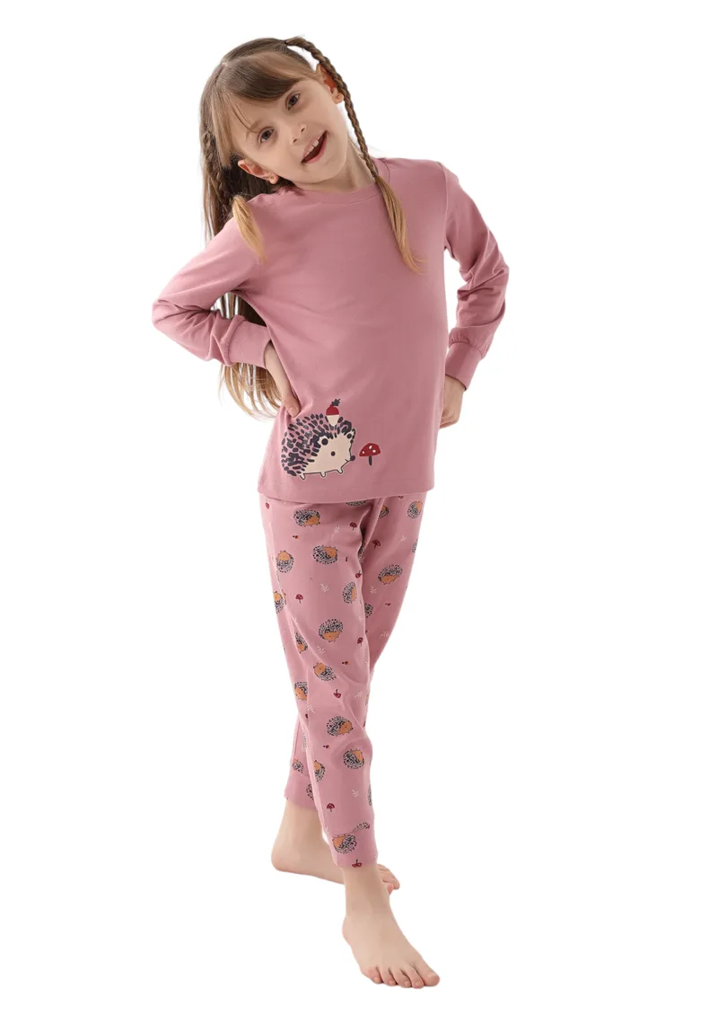 Πιτζάμα εφηβική Arnetta Hedgehog Girl AR2610G-Σάπιο Μήλο