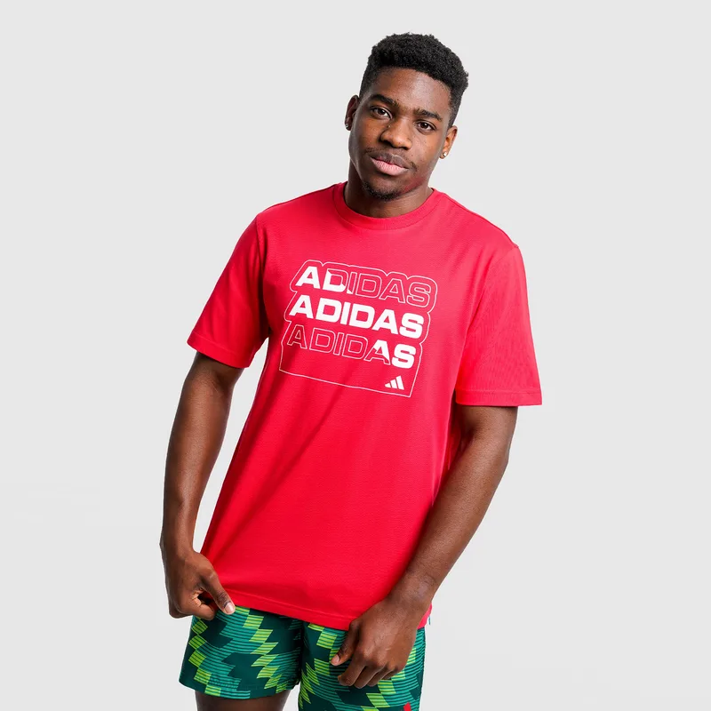 adidas sportswear M Multi Linear Logo Graphic T-Sh (9000262130_83472)