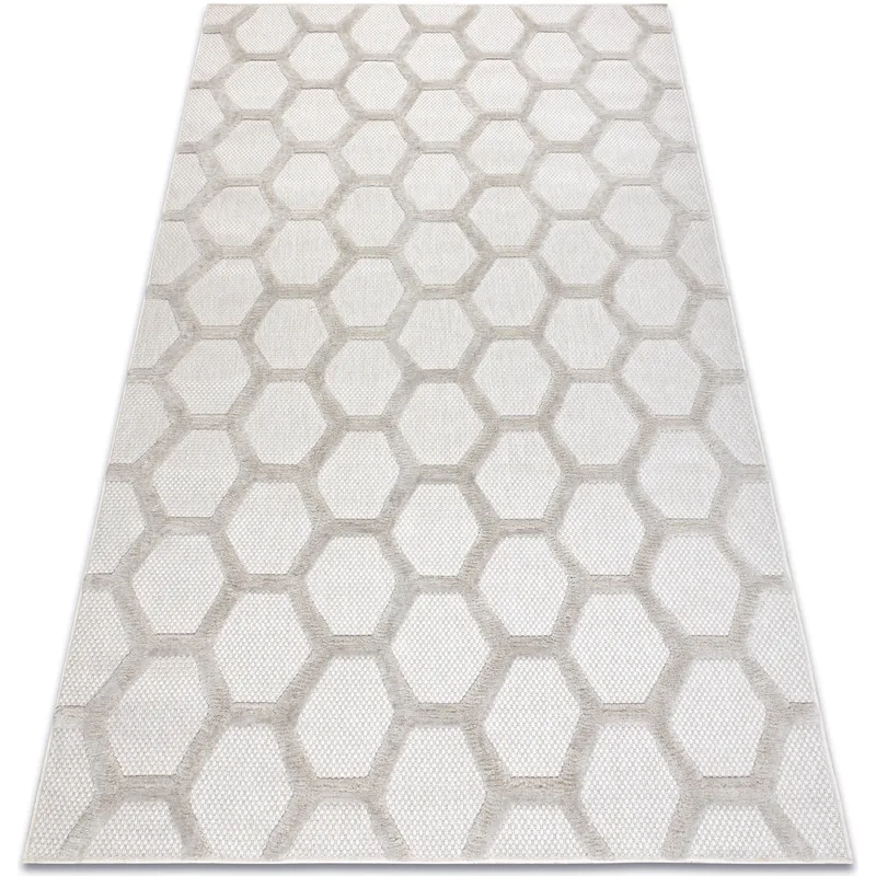 Χαλιά Rugsx Χαλί SANTO σιζάλ 58391 κηρήθρα μϠ160x220 cm