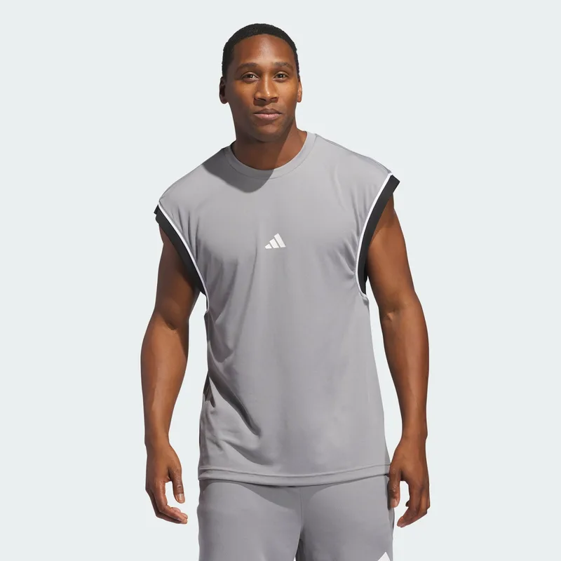 adidas Basketball All-World Ανδρικό Αμάνικο T-Shirt (9000258565_45804)