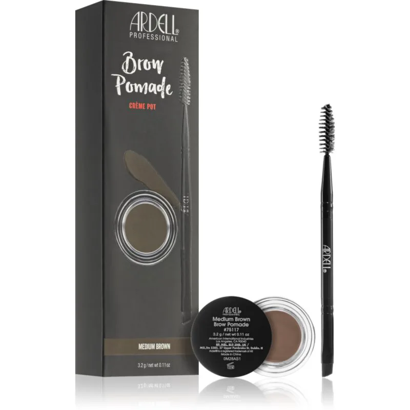Ardell Brows μυραλοιφή για τα φρύδια με βούρτσα απόχρωση Medium Brown 3.2 γρ