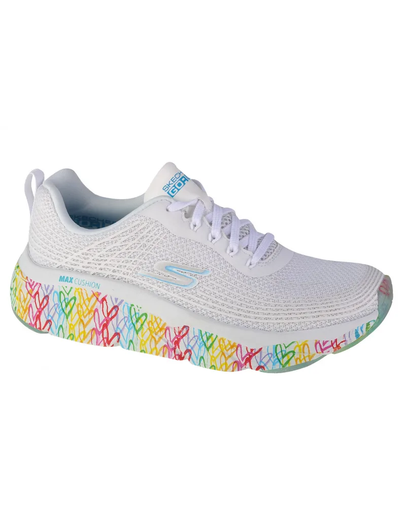 Skechers Παιδικά Sneakers Max Cushioning EliteLive To Love 128557WMLT για Κορίτσι Λευκά 128557-WMLT