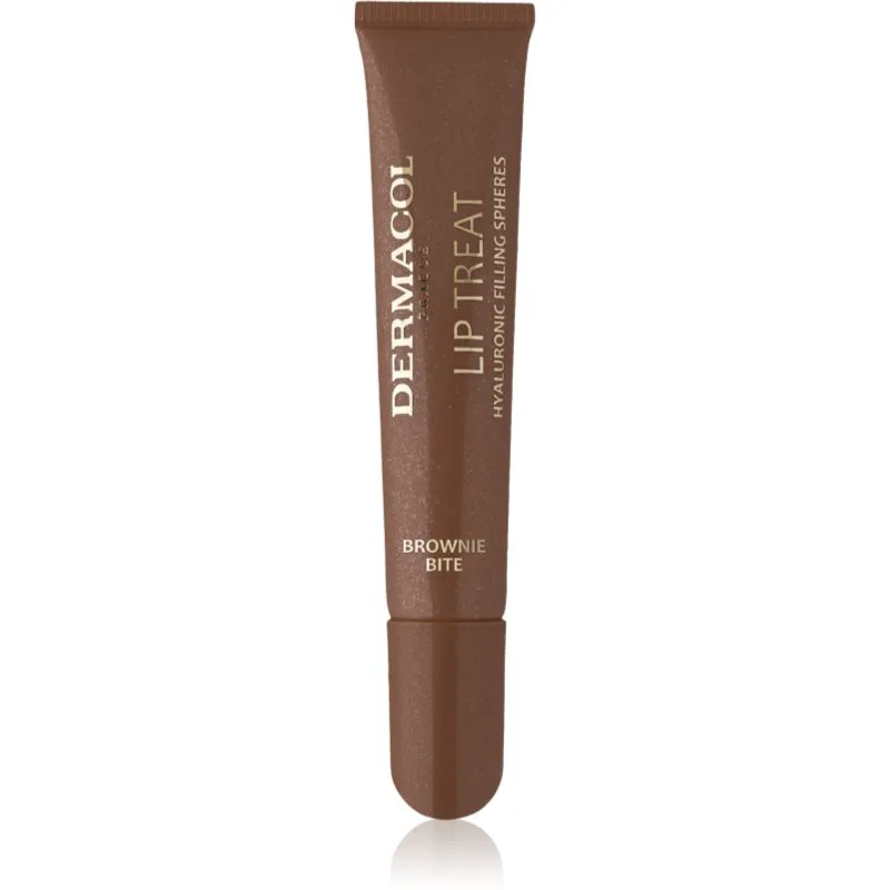 Dermacol Lip Treat ενυδατικό λιπ γκλος απόχρωση 13 Brownie Bite 10 ml