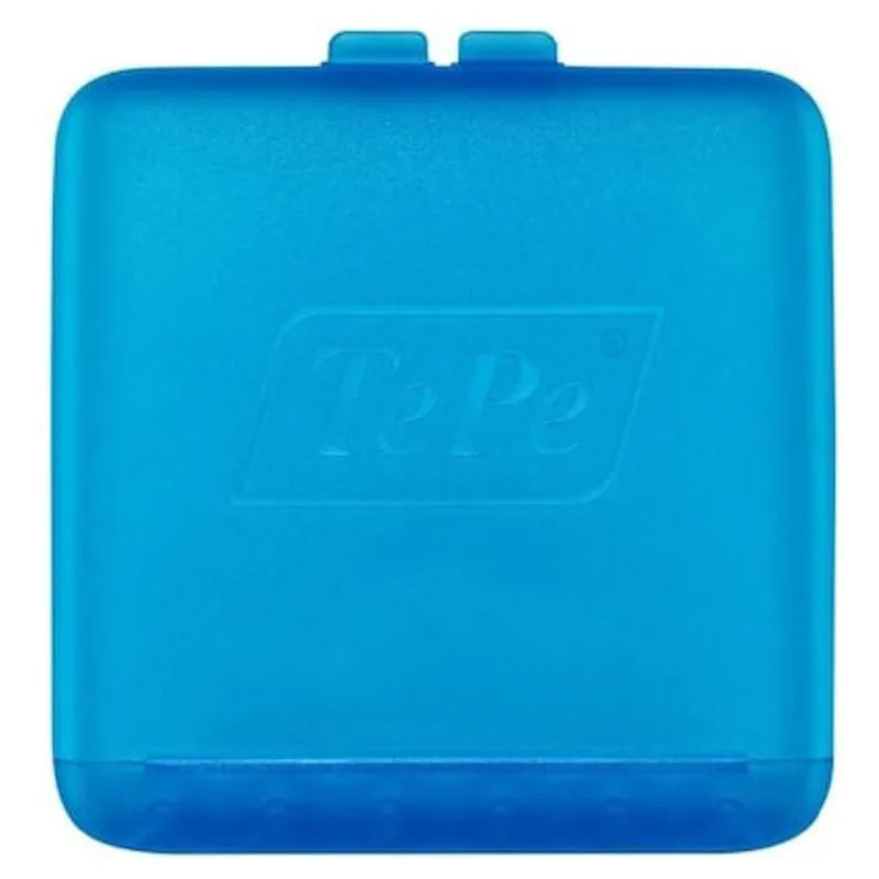 TePe Travel Case Πρακτική Θήκη Ταξιδιού για τα Μεσοδόντια Βουρτσάκια της Tepe 1 Τεμάχιο - Μπλε