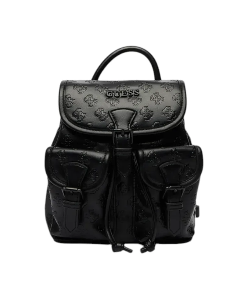 Guess Γυναικείο Σακίδιο Πλάτης Litzy 4G V6GZ05W2120-FJCC Μαύρο