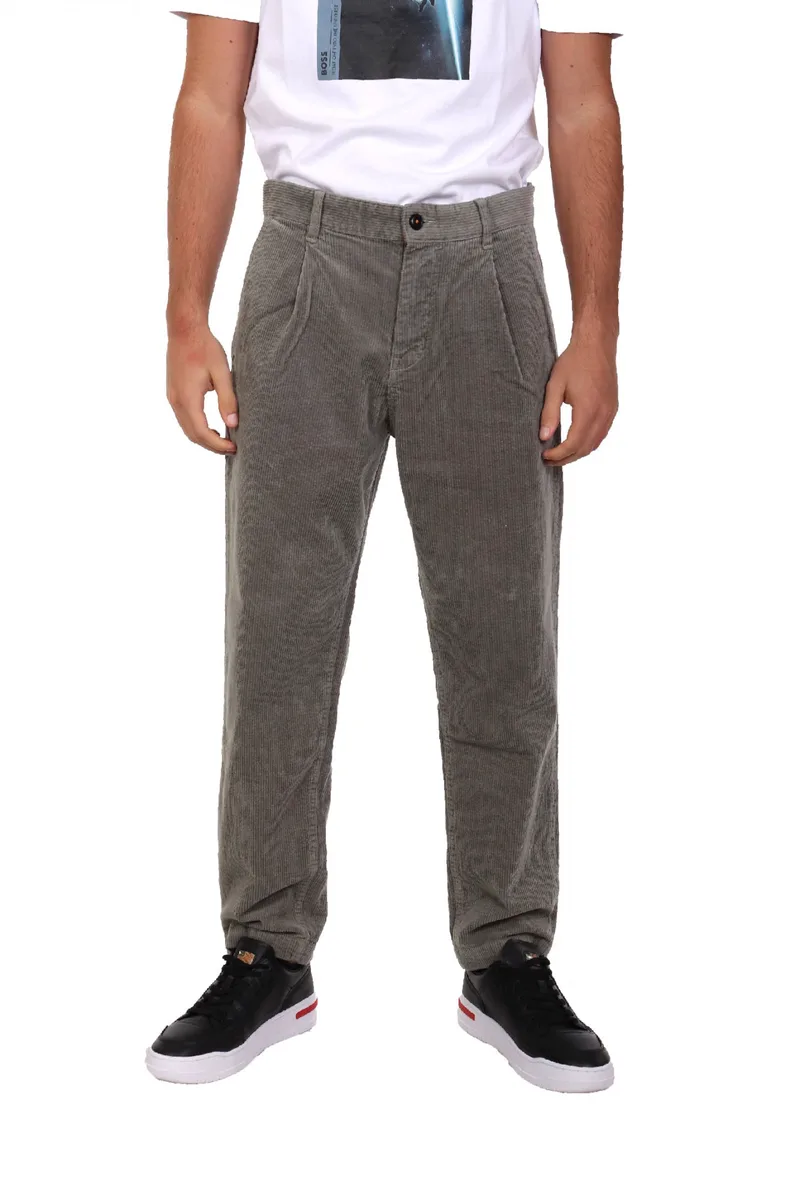 BOSS CASUAL ΠΑΝΤΕΛΟΝΙ ΚΟΤΛΕ RELAXED FIT CHINO-SHYNE ΦΥΣΤΙΚΙ