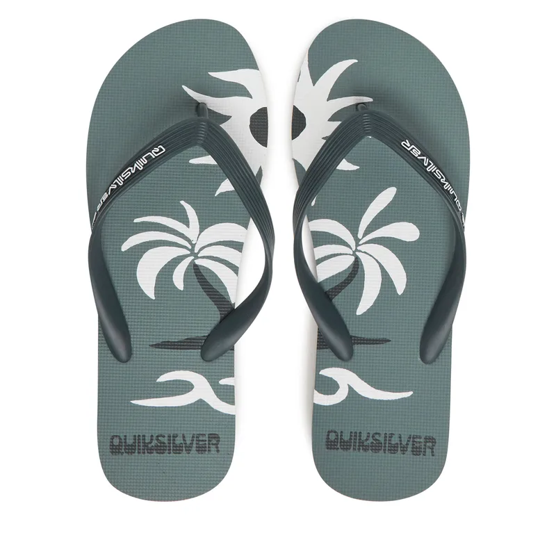 Σαγιονάρες Quiksilver Molokai Screen AQYL101427 Πράσινο