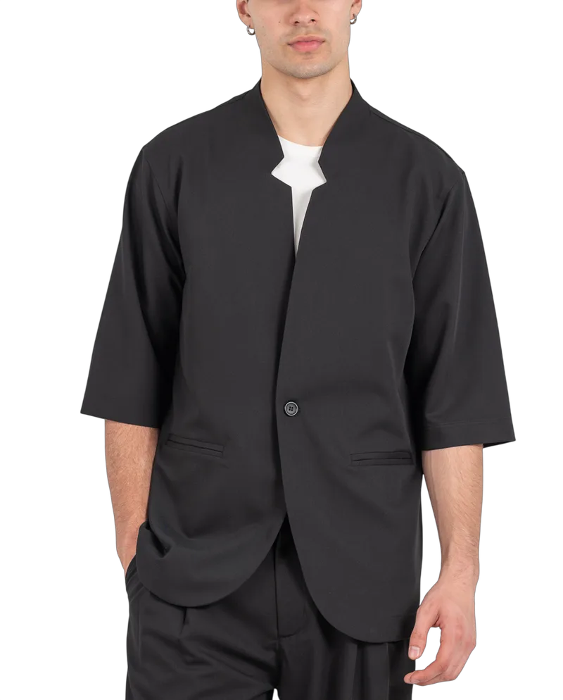 Ανδρικό Overshirt Μαύρο Vittorio ALBERTOV-BLACK