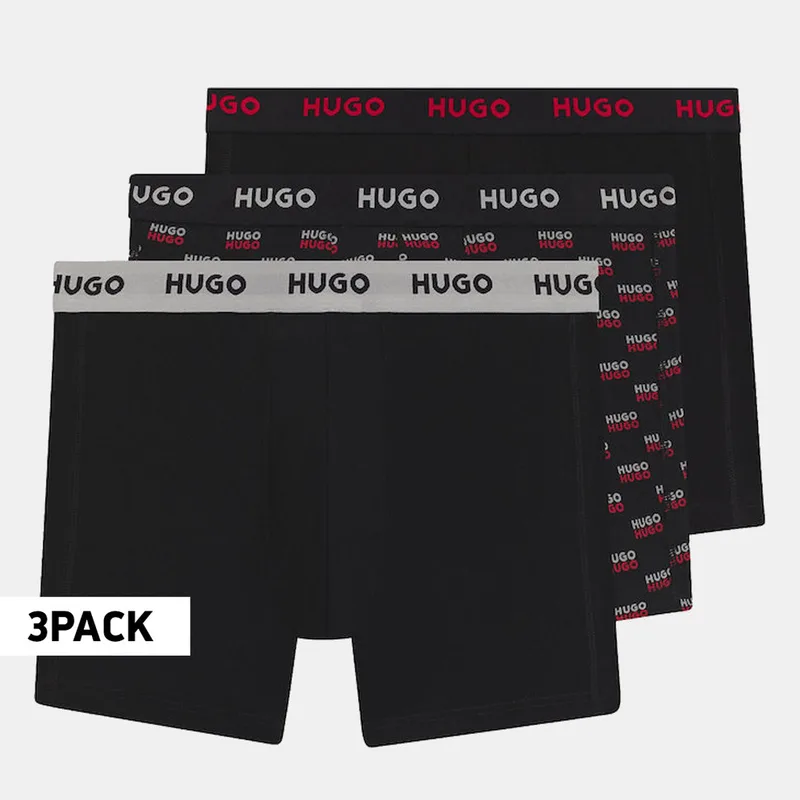 Hugo Classic 3-Pack Ανδρικά Μποξεράκια (9000273515_64100)