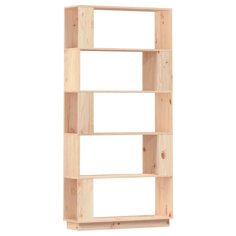 vidaXL Βιβλιοθήκη/Διαχωριστικό Χώρου 80x25x163,5 εκ. Μασίφ Ξύλο Πεύκου