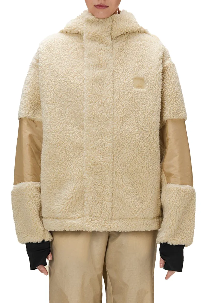 Μπουφάν Rains Kofu Fleece Hoodie 18480-24-SAND