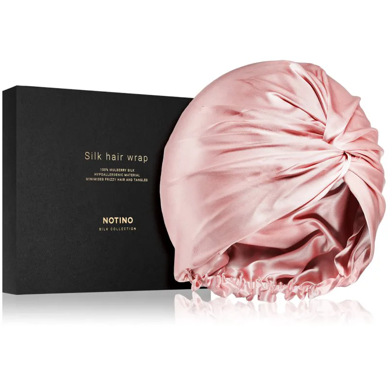 Notino Silk Collection Hair wrap μεταξωτό τουρμπάνι μαλλιών Ροζ 1 τμχ