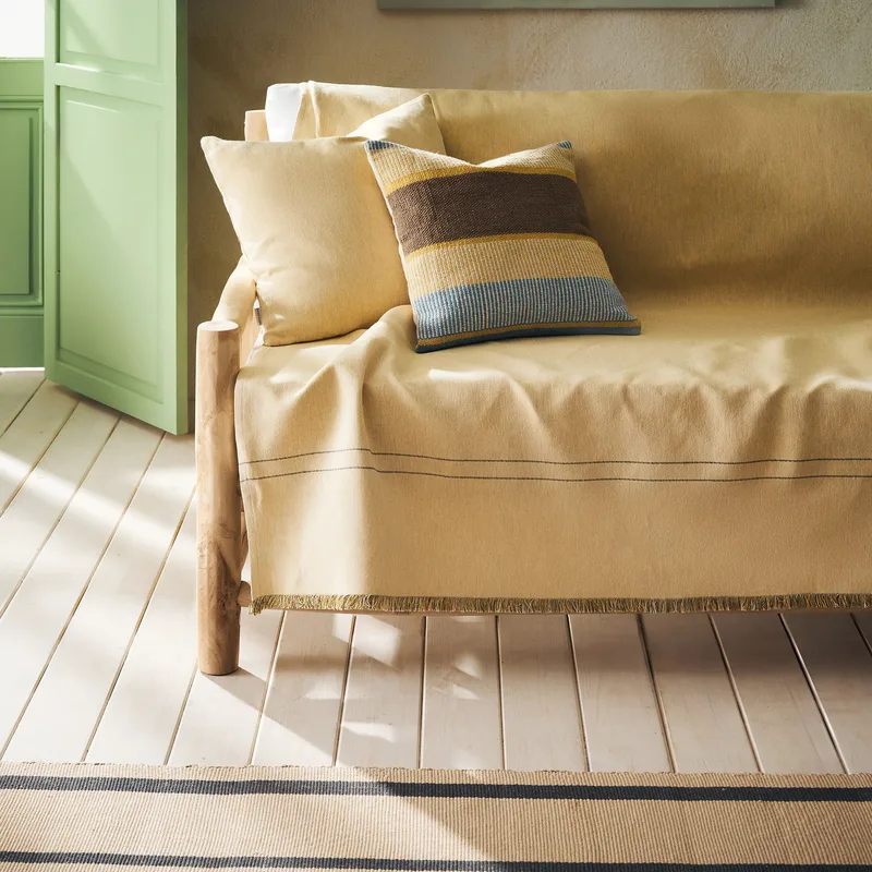 Ριχτάρι Πολυθρόνας Gofis Home Ziyi Wheat Yellow 339/04 180x180