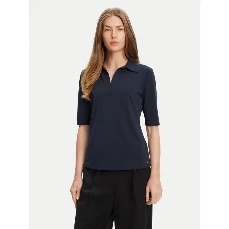 Calvin Klein Polo LV044C221G Σκούρο μπλε Slim Fit
