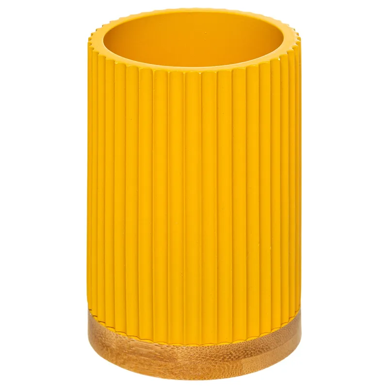 5five Θήκη Για Οδοντόβουρτσες Polyester Natureo Yellow