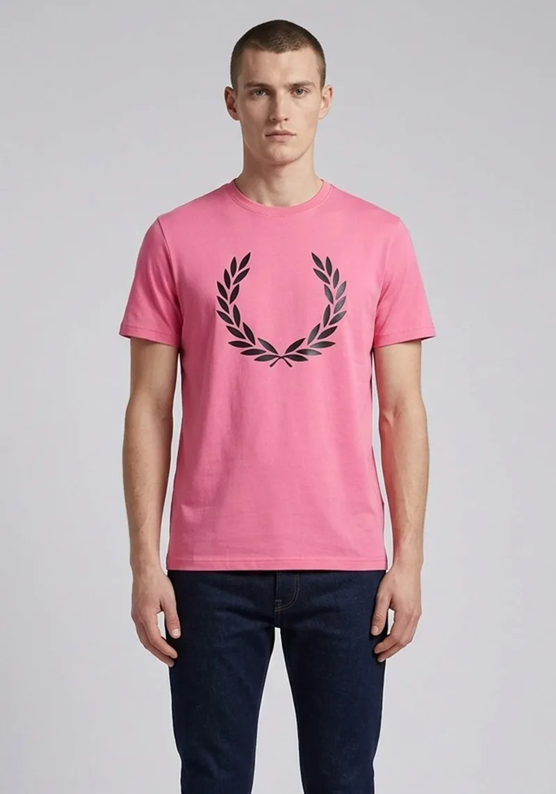 Fred Perry Μπλούζα Basic - M5273 113 Ροζ