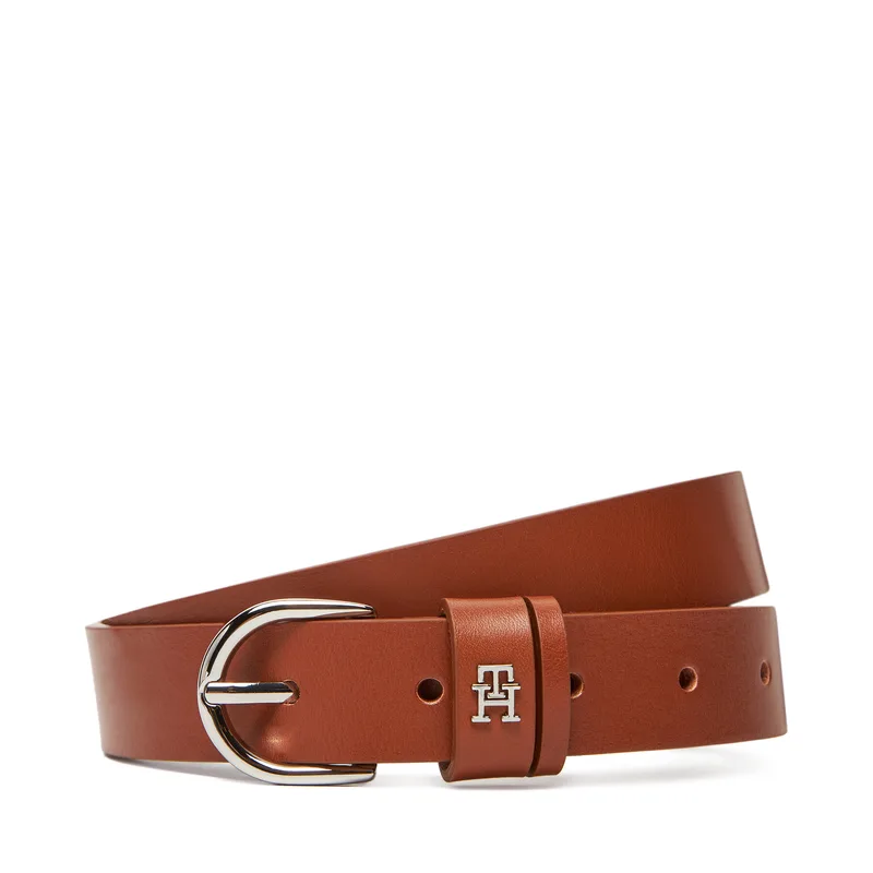 Ζώνη Γυναικεία Tommy Hilfiger Essential Effortless 2.5 Sv AW0AW17279 Καφέ