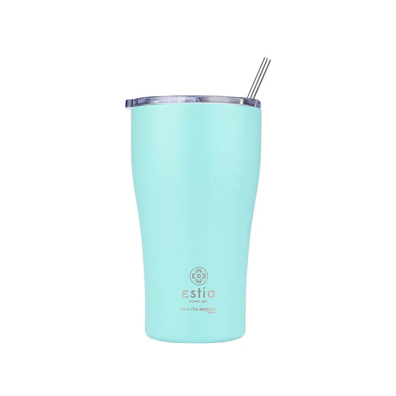 ESTIA ΘΕΡΜΟΣ COFFEE MUG SAVE THE AEGEAN 500ml BERMUDA GREEN