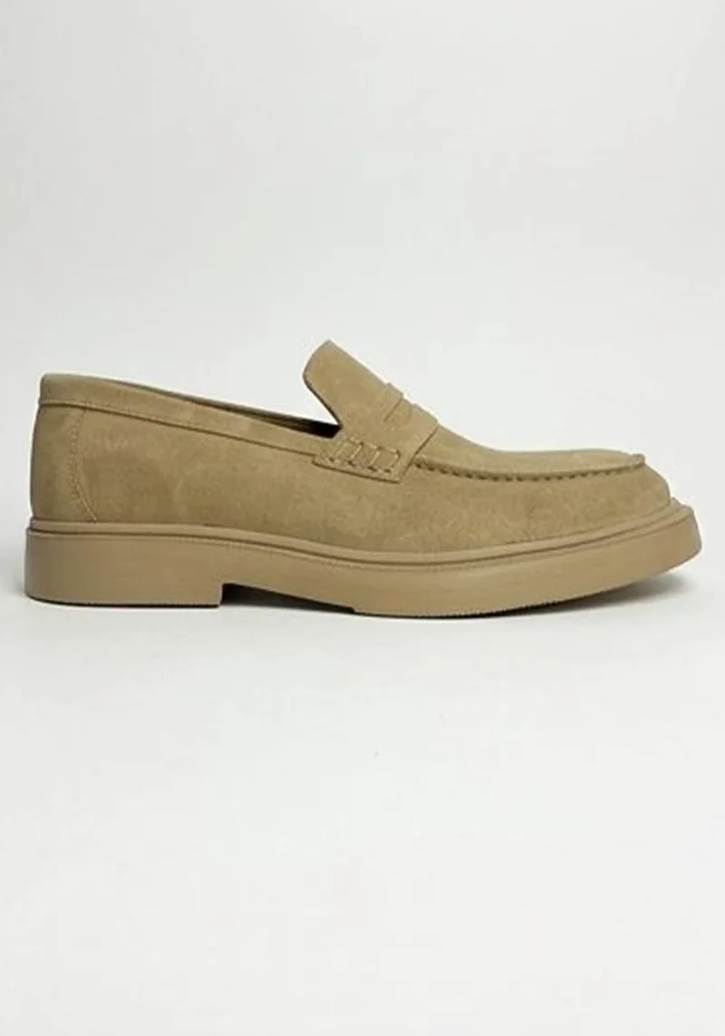 RIVIERA Shoes Suede Loafers - B6047SS26 LU Μπεζ
