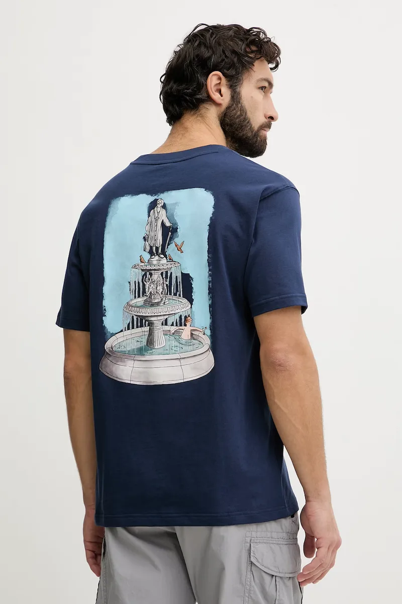 New Balance T-shirt ανδρικό βαμβακερό Fountain