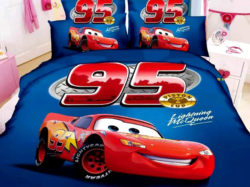 Παιδικό Πάπλωμα Μικροΐνες Disney MqQueen Γαρύφαλλο 150x220