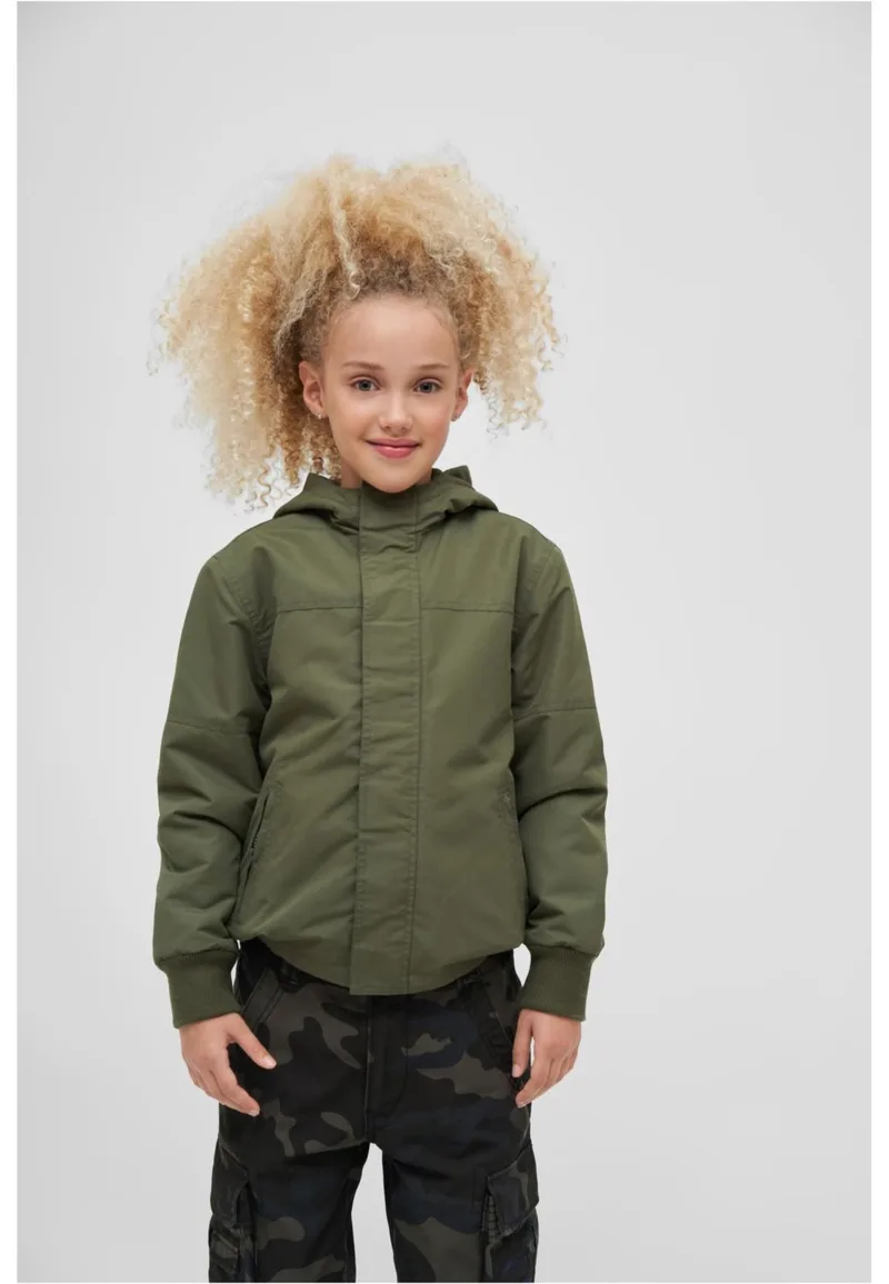 Παιδικό windbreaker front zip Brandit BD6005-00176 olive