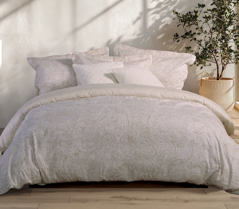 Σετ Σεντόνια King Size 4 Τεμαχίων Nef-Nef Mimosa Ecru 270x280