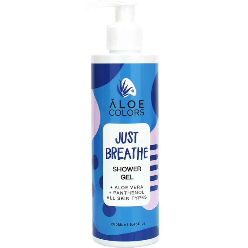 Aloe Colors Just Breathe Shower Gel Αφρόλουτρο για Όλη την Οικογένεια με Οργανική Αλόη 250ml