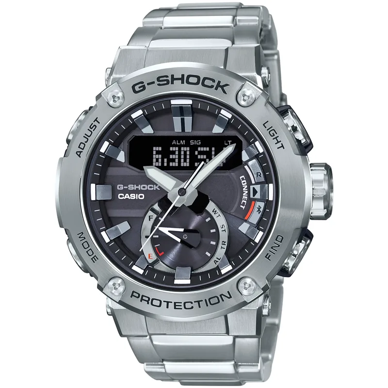 CASIO G-SHOCK Solar Stainless Steel Bracelet GST-B200D-1AER