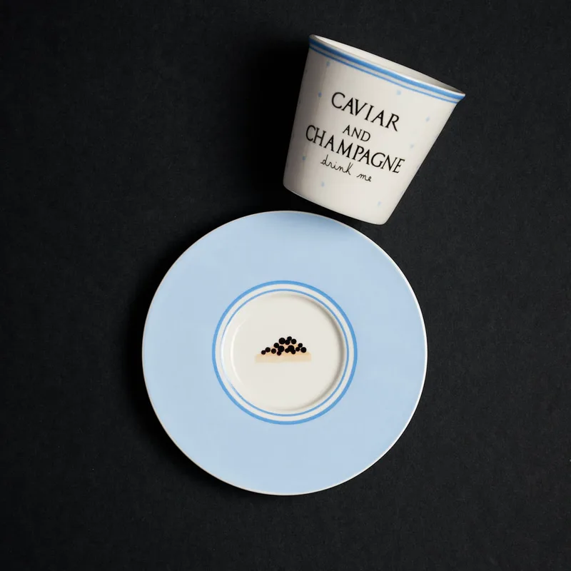Σετ Πιάτο και Κούπα - Caviar