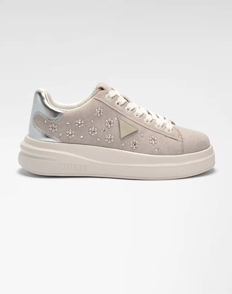 GUESS ELBINA12 ΠΑΠΟΥΤΣΙ ΓΥΝΑΙΚΕΙΟ FLJE12FAB12-OFWHI Ecru